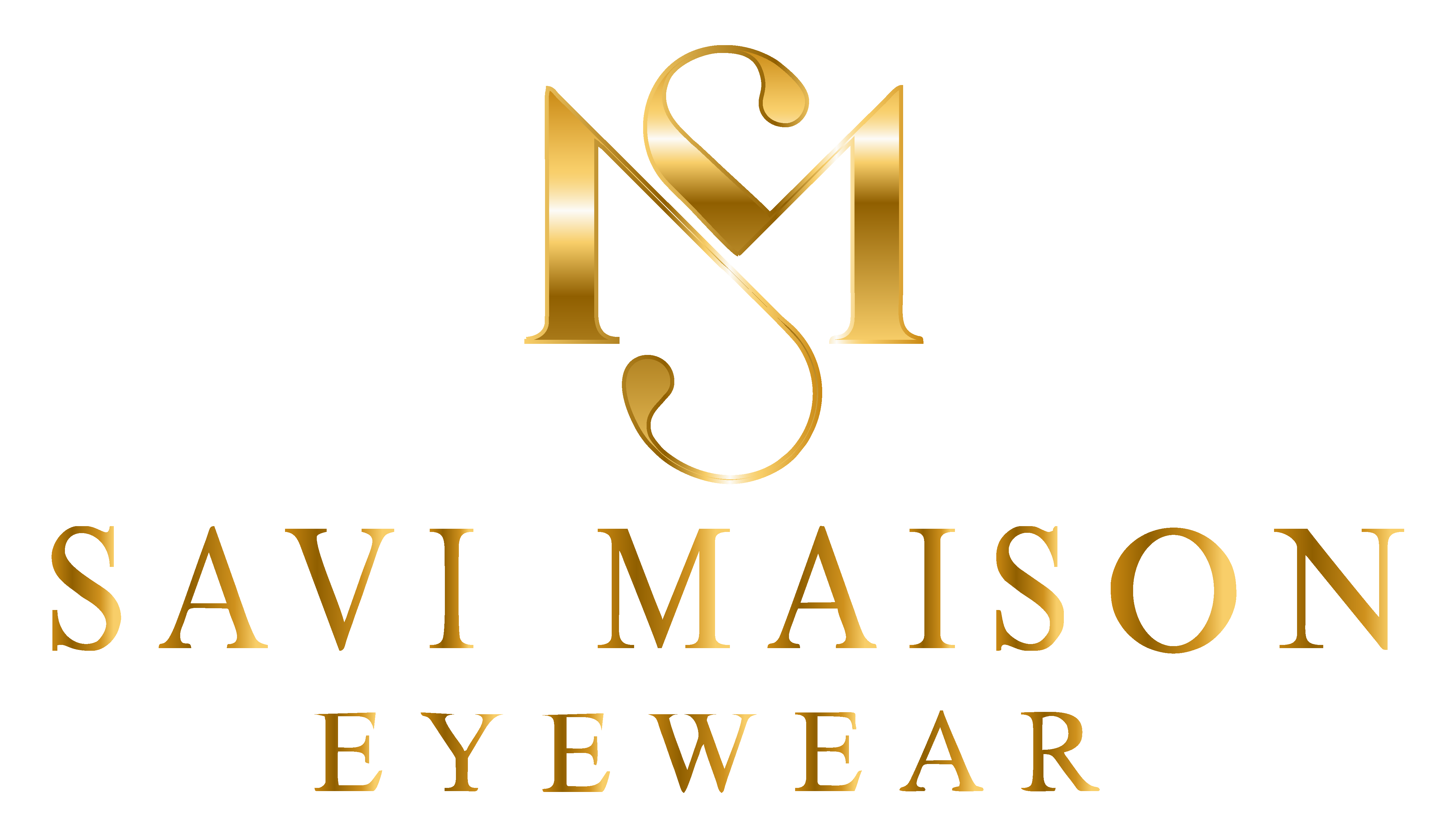 Savi Maison Eyewear Gold Gradient Full Logo